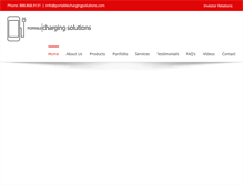 Tablet Screenshot of portablechargingsolutions.com